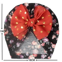 Wofedyo Baby Essentials Toddler Baby Boys Girls Cap Cap Beanie Floral Bowknot Elastics Turban Hat Baby Hats