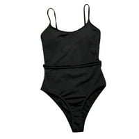 pxiakgy jedno kupalište za žene Žene Bikini Push-up podstavljeni bander kupaći kostimi za plažu jednodijelno kupaći kostim crni + l