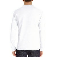 Muška moda Henley majice Dugme s dugim rukavima Pamučna majica Crewneck Duksevi Ležerne prilike Slim