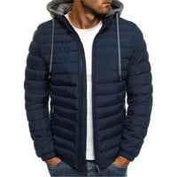 Muški zimski kaput Muška jakna s kapuljačom kapuljačom Pamučna jakna modna pamučna jakna muška jakna