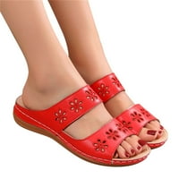 Ženske papuče dame ravne cvijeće papuče rimske stile proljeće ljetne sandale zapatillas