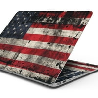 Dizajn Skinz Američka nevorana ploča zastava zastava cijelo tijelo otporna na ogrebotina otporna na naljepnicu kože kompatibilan s MacBook-om 11 '' Air