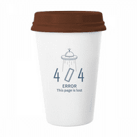Greška programera nije pronađena šalica kava pijenje staklo Pottery CEC CUP poklopac