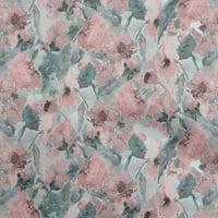 Onuone viskoznog dresa Dusty ružičasta tkanina apstraktna cvjetna šivaća materijala za ispis tkanina