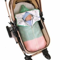 Novorođenčad beba prekrivana beba plus baršunaste vrećice za spavanje debela pletena topla za spavanje