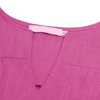 Izgled na raspolaganju Željeza Ljetna casual haljina labava Fit T košulja Haljine Modne dame labavi