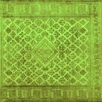 Ahgly Company Zatvoreni pravokutnik perzijski zeleni boemski prostirke, 2 '5'