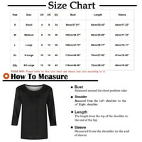 Ženske bluze plus veličine ponude žene Ležerne prilike plus veličine O-izrezane labave majice Srednja
