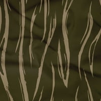 Onuone pamuk poplin twill tamna maslina zelena koža skinova životinjska diy odjeća prekrivajući tkaninu
