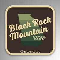Naljepnica naljepnica naljepnica državnog parka Black Rock Mountain