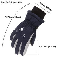 Zimske tople rukavice na otvorenom Dječji dječaci Dječji sniježni klizanje Snowboard Vjetrootporne trajne toplom tisku Skijavice Kid Dječji rukavice