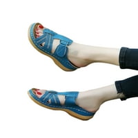Ženske klinove sandale Ortotičke sandale sa lukom potpore Ljeto plaža casual slajdova plava 5