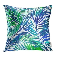 Tropska sa Areca Palm listom šarene živopisne ručne džungle listove Ljetnog jastuka jastučni poklopac