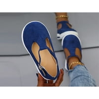 Difumos Womens Nepodnosmjerna kanta za gležnjače Laaferi Lagana platforma Mary Jane Radne ležerne sandale