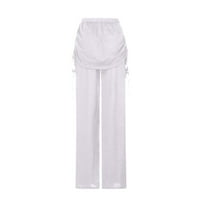 Meke lagane hlače za žene Čvrsto boje suknje hlače hlače široke noge joga palazzo pantalone