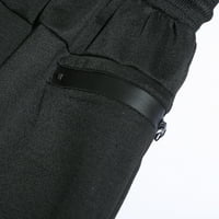 Kiplyki Fall Hlače za muškarce Clearence Clearence Zipper Pocket Pokretanje fitness hlače