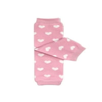 WRABLEW® Distribuirani dizajni za bebe noga za noge O ružičasto-bijela srca