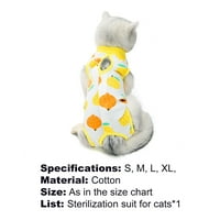 Gwong Cat PostPartum Tkanina od platna ploča Štampanje Anti lizanje pamučnih rana za oporavak Odvikavanje