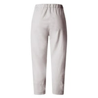 GAECUW posteljine za žene široke nožne hlače Regularne fit duge hlače Lounge pantalone Duks Ležerne