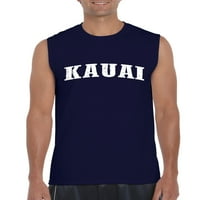 - Muška grafička majica bez rukava - Kauai Hawaii