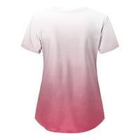 Ženski vrhovi okrugli izrez Grafički otisci Bluza Radna odjeća Žene Modne majice kratkih rukava Watermelon