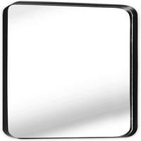 Ogledalo u kupaonici za zid, 36 × 24 pravokutnik metal uokviren zidni ogledali Veliki zidni ogledalo