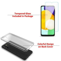 Slim-Fit zaštitna modna futrola za telefon za Samsung Galaxy A 5G, sa zaštitnim zaslonom od kaljenog stakla