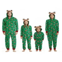 Viworld Božićna porodica podudaranje kombinezona pidžama jednodijelni momak tata djeca dječje duhovice