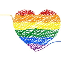 Pomodna zastava I Love LGBT duge obojeni srčani poklon Tee Muns White - Dizajn ljudi 4xl