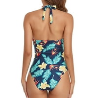 TAWOP seksi kupaći kostimi za žene za žene Print Solid Tummy Control One Beach Tankini kupaći kostim