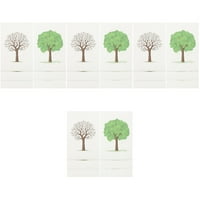 Hemoton Nordic Style Frameless Frommeless Slika zidnog dekornog drveta
