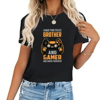 Funny Gamer majica za majicu brata Tinejdžera Video Gaming