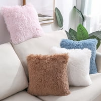 Naturegr Mekani jastuk pokrov lepršav široko primijenjeni kvadratni ukrasni plišani kauči za kauče za kauče