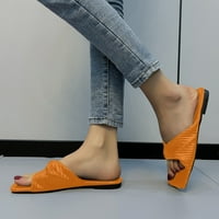 Akiihool ljetne sandale za žene Trendi ženski Rhinestones ravne sandale sandale za gležnjeve sandale