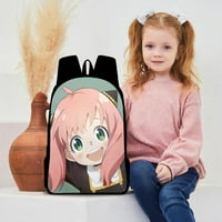 Spy Porodični anime ruksak 3D štampani set Crtani studenti Dječaci Djevojke školske torbe Travel torba