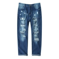 Booker Ženski dečko Jeans Stretchy Ripped nestrpljive traper hlače karakteristike: