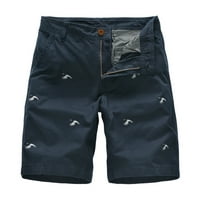 Luiyenes Men Casual Multi ravna kratka pant Solid Color Vanjski ukupni pantalonski taster Pocket Cargo Pant