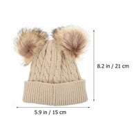 Doplatna zimska beanie casual modni prenosivi topli plišani šešir za odrasle