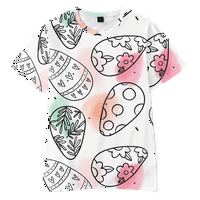 Uskršnja crtana slatka majica za muške print kratkih rukava TOP 3D Ležerne prilike ulice Majica za majicu