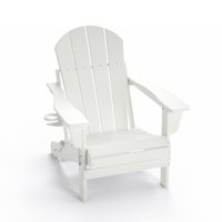 Sklopiva adirondack stolica sa držačem za čaše, vatrogasna stolica, vrtni vanjskih stolica Sve vremenske uvjete Otporne na HDPE smolu za bbq plažu na plaži