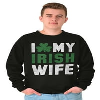 Dan St Patricks Volim svoju irsku ženu Muška posada za menduk Brisco Brends L