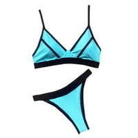 Ženski kupaći kostim set za šivanje Tankini dame ženska proljetna ljetna casual odjeća za odmor za odmor Bikini kupaći kostimi kupaći odjeću