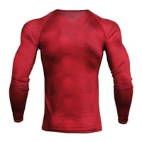 HGW košulje za muškarce modne muške prozračne sportske zimske donje rublje osnovni sloj topstight-fiting