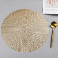 Orchip okrugla neklizačka toplotna izolacija i dekorativni prostirki za protuudiranje, kreativna okrugla pšenična uši svilena dekorativna tablica