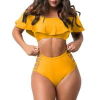 Oalirro Tankini kupaći kostimi za žene kupaće kostime za žene Havajski tropski print plivaju CAMI grudnjak
