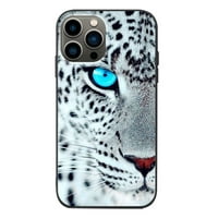 Holikmiko Životinjski tigra grafički iPhone Pro Case Slatka zabavna dizajn Cool ShockOtrooff Soft TPU zaštitna futrola za iPhone