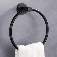 Ručni ručnik, aplusee za okretni vešalica za ručnik od nehrđajućeg čelika, moderna okrugla kupaonica hardverski čuvar, mat crna