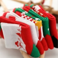 Parovi za djecu Xmas pletene čarape za praznične praznike Topli mekani zimski poklon Santa Claus Novelty