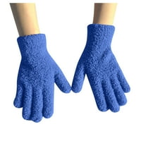 Muške i ženske zimske guste tople i hladne pletene rukavice u boji