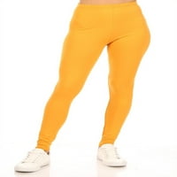 Ženska ležerna boja i čvrsta boja elastični pojas struk Aktivne gamaše hlače S-3XL proizvedeno u SAD-u